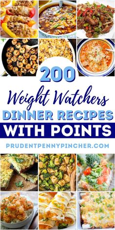 20 weight watchers dinner recipes with points