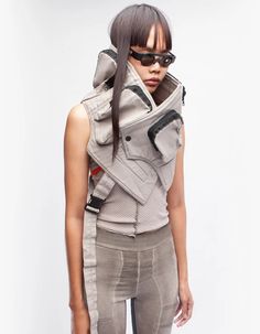 NEW STUFF – DEMOBAZA Y2k Futurism, Concept Clothing, Collar Neck, New Stuff, Saint Martin, Complete Outfits, High Collar, Gundam