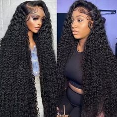 PRICES MAY VARY. Cap size: 22.5 inches 19th Birthday Hairstyles For Black Women, Deep Wave Lace Front Wigs, Birthday Hairstyles, Ponytail Bun, Hair For Women, Lace Front Wigs Human Hair, Curly Human Hair Wig, Curly Lace Front Wigs, Deep Curly