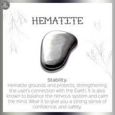 Hematite Crystal, Energy Bracelets, Crystal Meanings, Mineral Stone