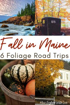 fall in maine is one of the best things to see on this road trip it's easy and fun