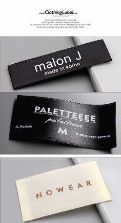 fabric labels Mens Graphic Tees Prints, Custom Fabric Labels, Labels For Clothing, Logo Online Shop, Labels Clothing, Clothing Labels Design, Paper Bag Design, Canvas Bag Design, Custom Clothing Labels