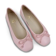 Ballet Flats Shoes, Dollette Shoes, Light Pink Flats, Girl Hood, Foldable Flats, Pink Ballet Flats, Ballet Kids, Heels Pink, Pink Flats