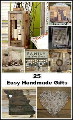 25 DIY Handmade Gifts for Every Occasion | Diva of DIY Family Diy Gifts, Boyfriend Christmas Diy, Diy Christmas Gifts For Boyfriend, Easy Diy Gift Ideas, Diy Gifts Cheap, Diy Anniversary Gift, Diy Handmade Gifts, Easy Handmade Gifts, Diy Gifts For Mom