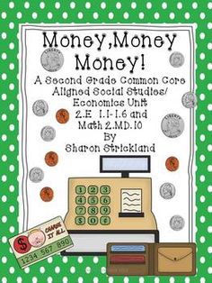 a poster with money and coins on it