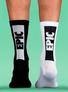 Betty introduces #sockgame with major attitude. Mix + match black / white socks that pair to suit your attitude in the moment. 4 PAIRS PER PAK! 5" cuff 97% nylon / 3% spandex S fits womens shoe size 5.5-7.5 / M fits womens shoe size 8-10 Lightweight, thin construction fits easily into cycling or running shoes Betty Designs skull/butterfly logo across top of foot Black BADASS, white BADASS, black FIERCE, white FIERCE, black RAD, white RAD, black EPIC, white EPIC Skull Butterfly, Black And White Socks, Mens Socks Fashion, Socks Aesthetic, Golf Socks, Sock Lovers, Socks Design, Butterfly Logo, Sock Outfits