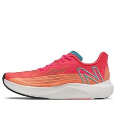 (WMNS) New Balance FuelCell Rebel v2 'Citrus Punch Vivid Coral' WFCXLM2 (SNKR/Women's) Citrus Punch, New Balance, Coral