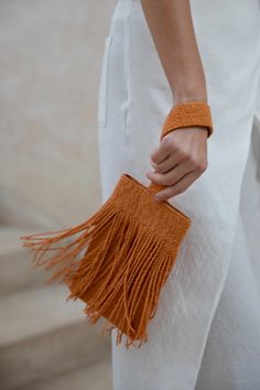 Crochet Clutch, All White Outfit, Picnic Bag, Cult Gaia, Hanging Bag, Beaded Fringe, Crochet Handbags, White Outfits, Lifestyle Brand