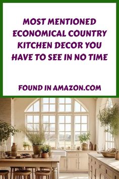 a kitchen with the words most mentoned economic country kitchen decor you have to see in no time found in amazon com