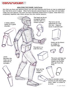 how to draw an origami man with instructions for the body and head in perspective