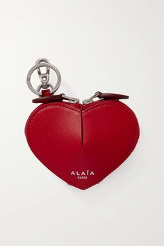 Shop ALAÏA Le Coeur leather coin purse, Explore the latest ALAÏA women's collection today on NET A PORTER Heart Coin, Winter Bags, Paris Chic, Luxury Bags Collection, Leather Coin Purse, Eco Bag, Makeup Case, Go Shopping