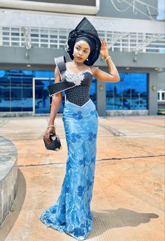 Latest Asoebi styles Navy Blue Lace Asoebi Styles, Blue Lace Asoebi Styles, Sky Blue Lace Asoebi Styles, Asoebi Lace Styles, Lace Asoebi Styles, Ankara Long Gown, Royal Blue Lace