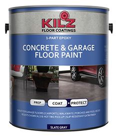 a can of concrete and garage floor paint