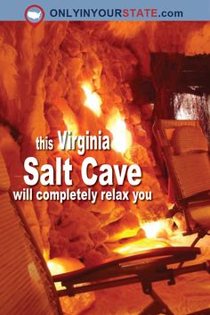 the cover of this virginia salt cave will completely relax you on your state - by - state tour