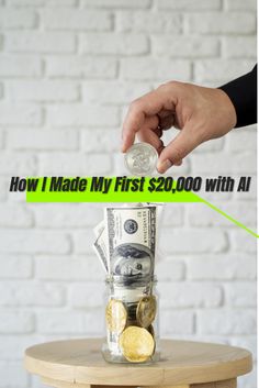 How i made first $20,000 with AI