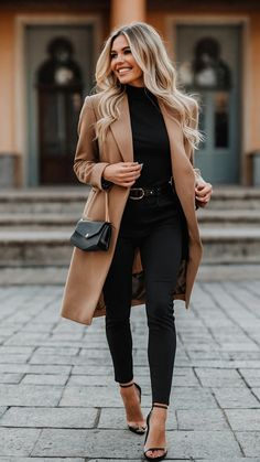 Winter Classy Casual Outfit, Posh Winter Outfits, Outfits For Cool Undertones, Baddie Outfit Inspo Winter, Dinner Outfits Women Classy, Classy Warm Outfits, Fancy Work Dinner Outfit, Classy Winter Dinner Outfit, Steakhouse Dinner Outfit Fall Women