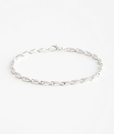 "BKE Chain Bracelet - Silver , Men's Silver Length measures 8". Apparel & Accessories" Silver Bracelet For Boys, Silver Jwellary, Boys Bracelets, Mens Chain Bracelet, Grade 8, Silver Chain Bracelet, Bracelet For Men, Bracelet Silver, Men's Jewelry