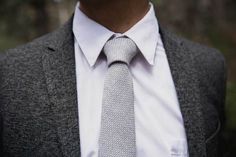 DAZI - Calm - Gray Skinny Tie Dapper Cotton Tie For Formal Occasions, Dapper Ties For Business Casual, Formal Dapper Cotton Ties, Dapper Cotton Ties For Formal Occasions, Dapper Fitted Ties For Business Casual, Fitted Dapper Ties For Business Casual, Dapper Cotton Ties For Business, Formal Cotton Tie, Formal Cotton Standard Tie Accessories