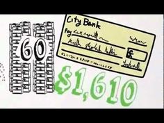 an image of a credit card with $ 1, 600 written on it and the words city bank in green ink