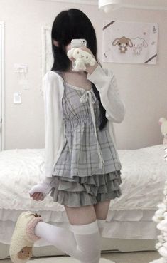 Shoujo Life, Cutecore Outfit, Himekaji Outfits, Cutesy Outfit, Outfit Inspo Spring, Fashion Staples, Fit Ideas, Grunge Goth