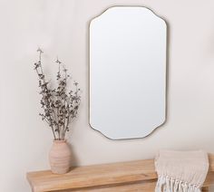 Master Bath Mirror, Mirror Pottery, Powder Room Mirror, Reflective Light, Rectangular Wall Mirror, Decorative Mirrors, Mirror Silver, Keeping Room, Bath Girls