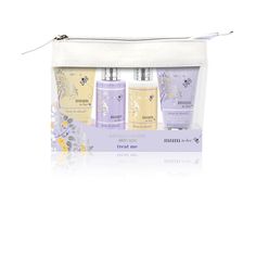 Airport Shopping, Bath And Body Products, Bee Gifts, Travel Set, Body Products, Gift Sets, Travel Pouch, Soap Making, Travel Size Products