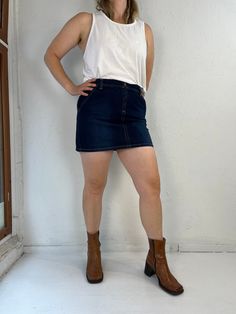 - Tommy Jeans denim mini skirt - 100% cotton - Zipper up the front - Tagged 11 Waist: 31'' Length: 15'' Sleeveless Denim Dress, Levis Denim Jacket, Mini Denim Skirt, Skirt Medium, Levis Denim, Micro Mini, Denim Mini, Denim Mini Skirt, Tommy Jeans