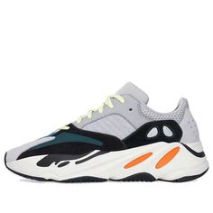 The Yeezy Wave Runner 700 is a retro-inspired sneaker from Kanye West. The chunky silhouette and mesh base make it a unique sneaker that is perfect for any fashion-forward individual. The first colorway was introduced in November 2017 and was an instant hit with the fashion community. Since then, the Yeezy Wave Runner 700 has become one of the most popular sneakers on the market. If you're looking for a sneaker that is both stylish and comfortable, then the Yeezy Wave Runner 700 is the perfect choice for you. (SNKR) Yeezy Wave Runner, Wave Runner, Tv Stand Furniture, Unique Sneakers, Yeezy 700, Popular Sneakers, Elegant Shoes, Yeezy Boost, In November