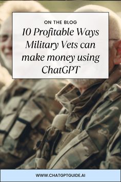 Veterans have unique skills that can be profitable in various ways, such as consultancy and security solutions. They can use ChatGPT to establish successful careers in freelancing and content production, optimizing their earning potential and excelling in the digital realm. #VeteransSupport #ChatGPTOpportunities #FreelanceCareer #DigitalSuccess Leadership Workshop, Content Production, Motivational Speaking, Corporate Strategy, What Is Self, Leadership Training, Job Placement, Military Operations, Military Veterans