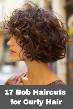 Discover the beauty of bob haircuts for curly hair, a versatile and stylish option to elevate your natural curls. These cuts are customizable to suit different curl patterns, ensuring a flattering silhouette that accentuates your features perfectly. Whether you prefer a timeless bob or a trendy style with bangs, there's a bob haircut for every individual. Short curly bobs exude charm and ease, providing a sleek look that showcases the allure of your curls while keeping a contemporary edge. Curly And Short Hairstyles, Short Bob Hairstyles For Wavy Hair, Inverted Bob Hairstyles For Curly Hair, Big Curls For Shoulder Length Hair, Short Wavy Haircuts For Long Faces, Short Haircuts With Curly Hair, Angled Bob For Curly Hair, Short Stacked Bob Haircut Over 50 Curly Hair, Short Bobs For Curly Hair