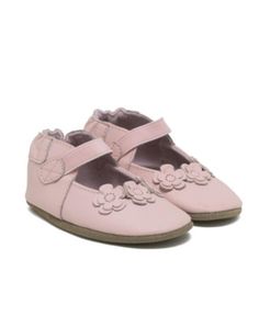 Robeez Girls' Briana Soft Sole Shoes in Pink - Baby Toddler Flower Girl Shoes, Best Barefoot Shoes, Toddler Flower Girls, Pale Pink Color, Soft Sole Baby Shoes, Flower Girl Shoes, Baby Activity, Crib Shoes, Sole Shoes