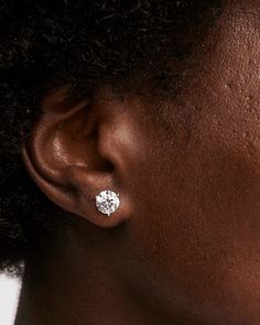 These ever-classic solitaire studs each feature a round brilliant 1 3/4 carat stone in a 3-prong 14k white gold martini setting. Solitaire Earrings, Solitaire Studs, Loose Stones, Diamond Stud Earrings, Stud Earrings Set, Diamond Stud, 3 Carat, Diamond Earrings Studs, Diamond Studs