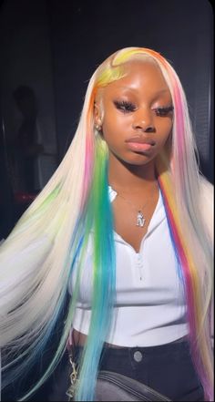 Glamour Hair, Frontal Wig Hairstyles, Creative Hair Color, Closure Wigs, Wig Store, Dyed Hair Inspiration, Lace Frontal Closure, Quick Braided Hairstyles, Frontal Hairstyles