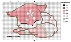 a cross stitch pattern with a pig on it