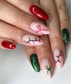 Snowman Nails, Colorful Nails