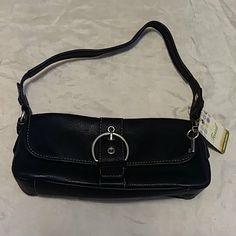 Nwt. Black Leather. Silver Hardware. Buckle Closure. 1 Inside Zip Pocket. 10x5x2.5. Pretty Fits, Dream Bag, Fossil Purse, Fossil Bags, Leather Silver, Fall 2024, Fit Inspo, Silver Hardware, Fitness Inspo