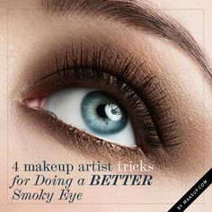 smoky eye makeup tricks Makeup Hacks Tutorials, Makeup Eyes, Eye Makeup Tips, I Love Makeup, Makeup Tutorials, Love Makeup, Pretty Makeup, All Things Beauty, Beautiful Makeup