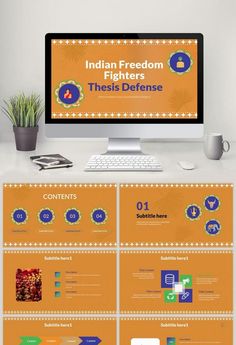 Indian Freedom Fighters Thesis Defense Presentation Orange#pikbest#PowerPoint Indian Freedom Fighters, Freedom Fighters, Developing Country, Book Authors