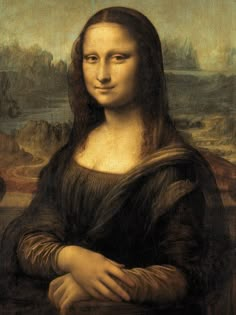 a painting of a woman with long hair