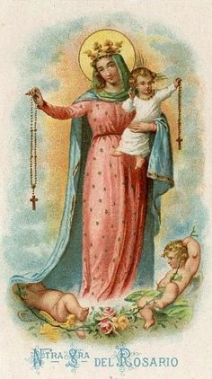 an image of the virgin mary and child jesus