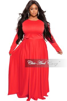 Polyester %: 96 Spandex %: 4 Model is wearing 1x Maxi Skirt Set, Chic And Curvy, Final Sale, Skirt Set, Maxi Skirt, Round Neck, Spandex, Plus Size, Skirt