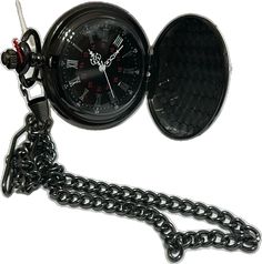 Pocket Watch With Chain, White Face, Pocket Watch, Black Red, Red And White, Black And Red, Man Shop, Collage, Chain