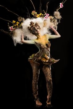 Spotlight Challenge: Mother Earth Goddess | Gallery | Face Off | Syfy, by Lyma. Photo credit: Brett-Patrick Jenkins Prosthetic Design, Mother Nature Costume, Face Awards