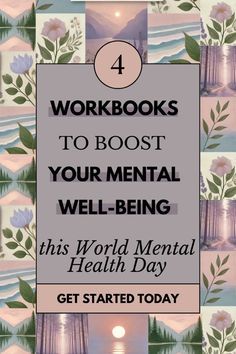 Take charge of your mental health this World Mental Health Day with 4 powerful workbooks designed to help you reduce anxiety, practice mindfulness, and support personal growth. Perfect for anyone seeking stress relief, mindfulness exercises, and self-care tools. Start your journey to inner peace and well-being today!  #WorldMentalHealthDay #MentalHealthMatters #AnxietyRelief #MindfulnessWorkbook #MentalWellbeing #SelfCareTips #MindfulnessForBeginners #StressRelief #SelfCareWorkbook #AnxietyWorkbook #MentalHealthAwareness #WellnessJourney #MindfulLiving #MentalHealthTools #WellbeingBooks Workbook Design, Practice Mindfulness, Journaling Prompts, Mindfulness Exercises, Mental Health Day, Health Day