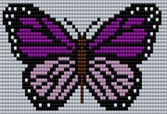 a purple and black butterfly is shown on a gray background with the words,'i love