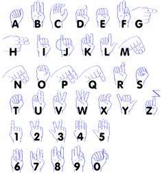 the letters and numbers are drawn in blue ink