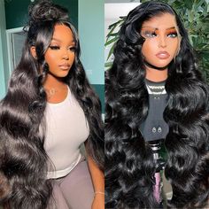 PRICES MAY VARY. HD Lace Size: 13x4 lace front wigs human hair, Soft and Breathable Material: unprocessed Brazilian virgin human hair wig, natural hairline with baby hair, no shedding, no smell, no tangled Glueless Wigs: No Glue, No Gel, Pre-Cut Lace. It does not require adhesive or glue to be firmly attached, making it easy to put on and take off Pre Plucked Pre Cut Lace: Soft and elastic, can be dyed, bleached, pre-pressed, straightened and redesigned, deeper lace parts space, can be made middle or side parts Wig Use: Natural black glue free wig human hair, 13x4 HD lace front wig human hair can last 7-12 months 26 Inch Hd Lace Front Human Hair Wigs Brazilian For Women Pre Plucked 13x4 Deep Wave Frontal Wig  Unprocessed Natural Human Hair  Cap Size: Average Size  Wig Parting: Free Parting Different Colors Of Hair, Amazon Wigs, Colors Of Hair, Black Glue, Free Wig, Hair Water, Natural Human Hair, Glueless Wigs, Lace Front Wigs Human Hair