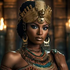 African Goddess, Black Royalty, African Princess, Nubian Queen, African Royalty, Egyptian Queen, Black Goddess, African Queen