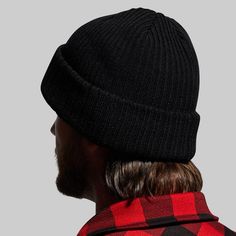 Warm enough for even the coldest winter days, our Heritage Knit Beanie is made from a soft and thick material for superior comfort no matter how low the temps get. Solid Color Wool Beanie For Winter, Black Knitted Beanie For Winter, Black Beanie For Winter, Black Soft Knit Beanie For Outdoor, Warm Beanie For Winter Cold Weather, Solid Warm Wool Beanie, Black Knit Beanie For Outdoor, Outdoor Black Knit Beanie, Black Wool Beanie For Winter