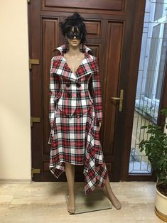 White Tartan Checked Dress Stewart Tailored Suit /womens Plaid - Etsy Tartan Blazer Outfit, Scottish Fashion Woman, Tartan Dress Outfit, Womens Plaid Jacket, Plaid Suits Women, Plaid Dress Outfit, Christmas Gala, Tartan Blazer, Tartan Clothing